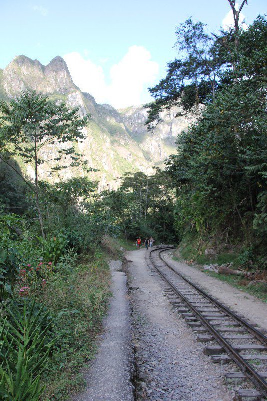 Following the train tracks to Machu Picchu