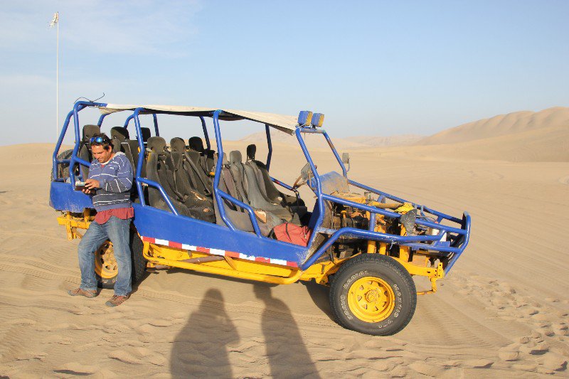 Our dune buggy and driver
