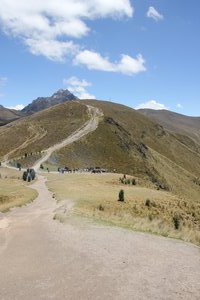 Towards the summit of Rucu Pichinthe