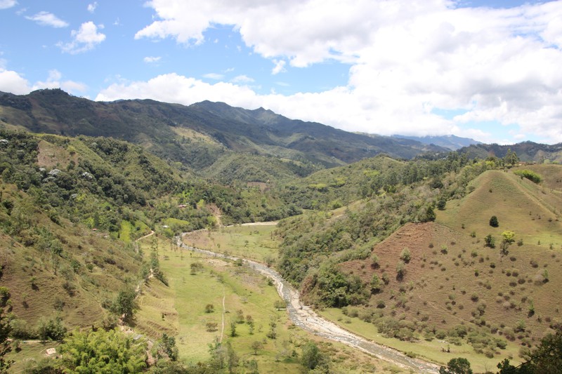One of the great views on our way to visit the coffee farm