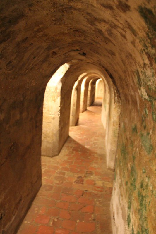 Castillo de San Felipe de Barajas tunnels