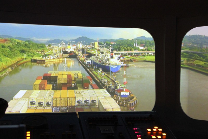 Panama Canal lock simulation