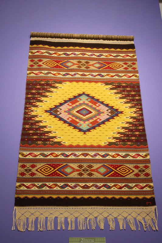 A beautiful rug in the textile museum
