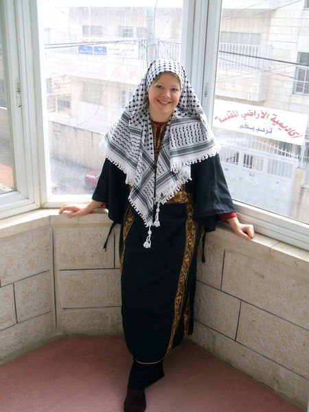 me in palestinian dress