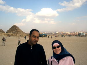 my lovely hosts in Cairo
