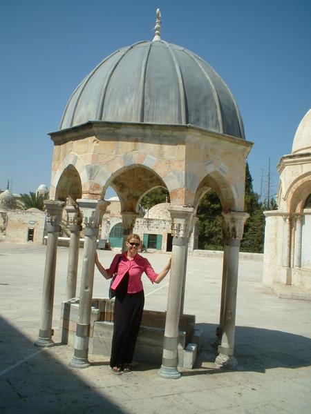 next to dome of the rock