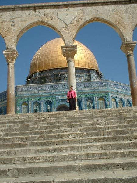 nicola @ the dome of the rock