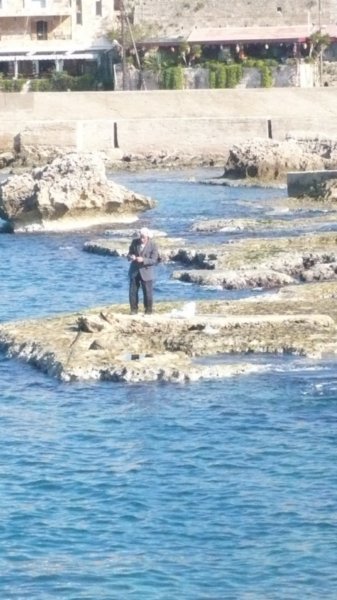 Fisherman in Byblos