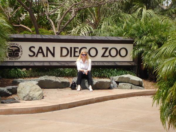 Nicola at SD zoo