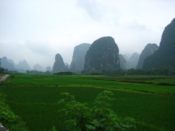 Bjergene ved Yangshou