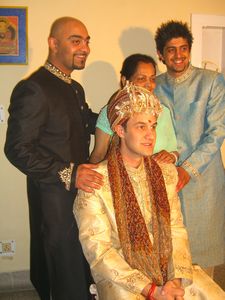 Groom and brother-in-laws
