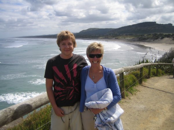 James and Jane at Muriwai