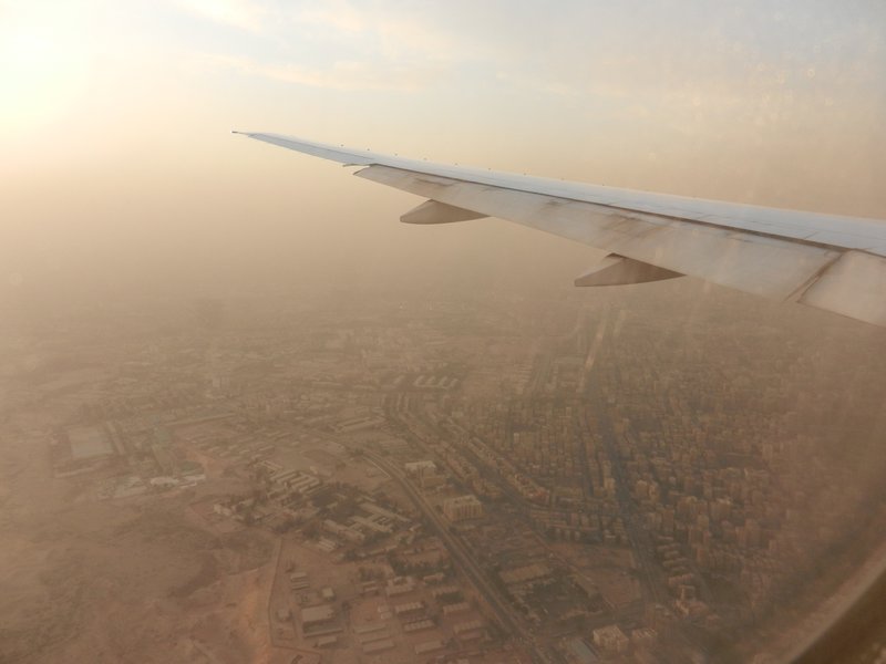 Landing in Cairo