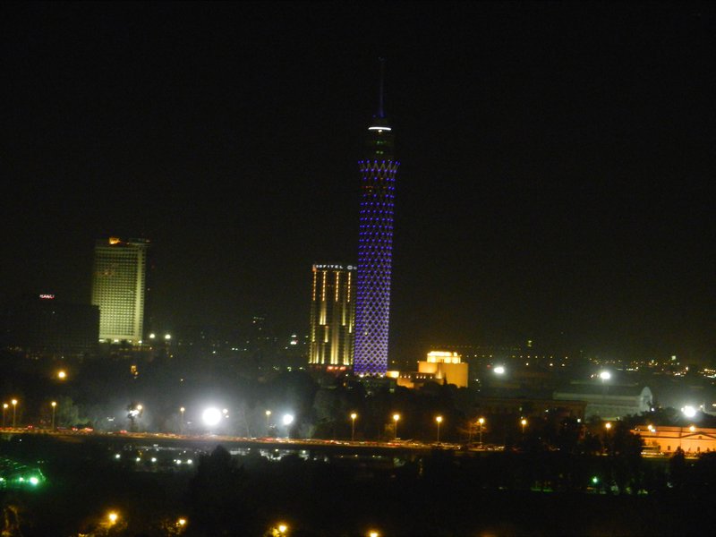 Cairo Tower at night