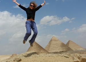 Jumping at Pyramids