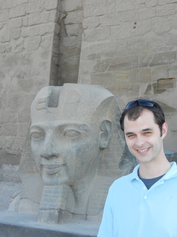 Michael and Ramses Head - Luxor