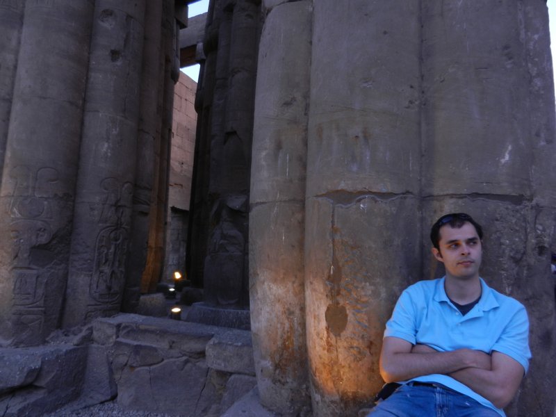 Candid shot at Dusk - Luxor Temple