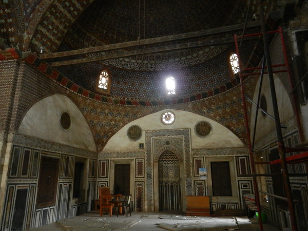 Inside the Mosque of Suleyman Pasha