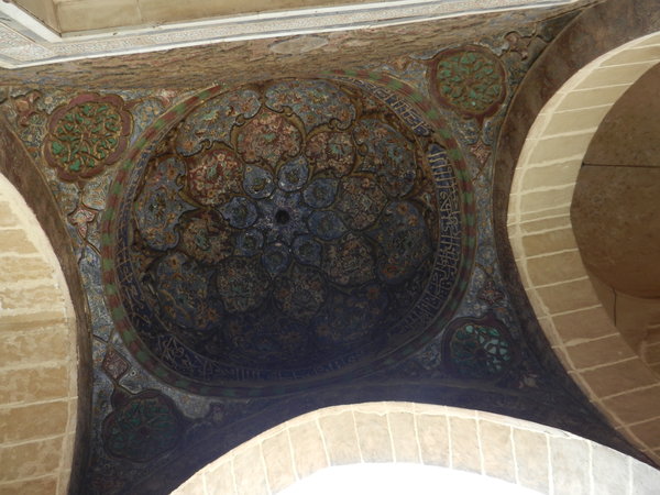 Dome ceiling at the Mosque of Suleyman Pasha
