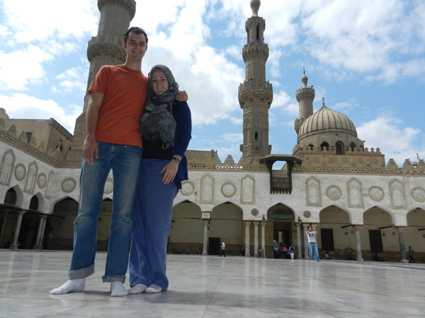 Mosque of Al-Azhar - Michael and I