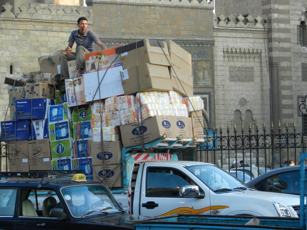 A truck in Cairo