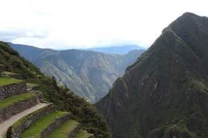 Andean Montains from Machu Picchu