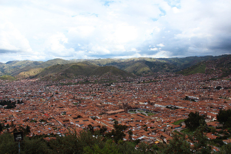 Cusco from the Cristo Blanco Statue