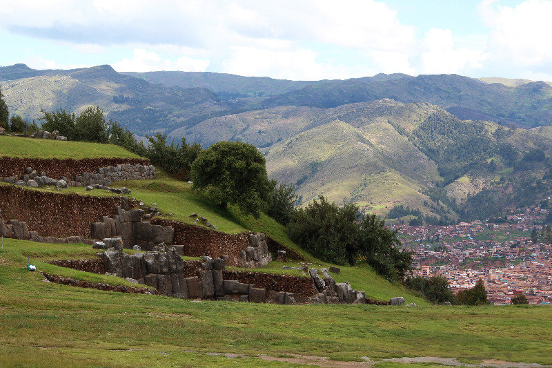 Saksaywaman with Cusco beyond