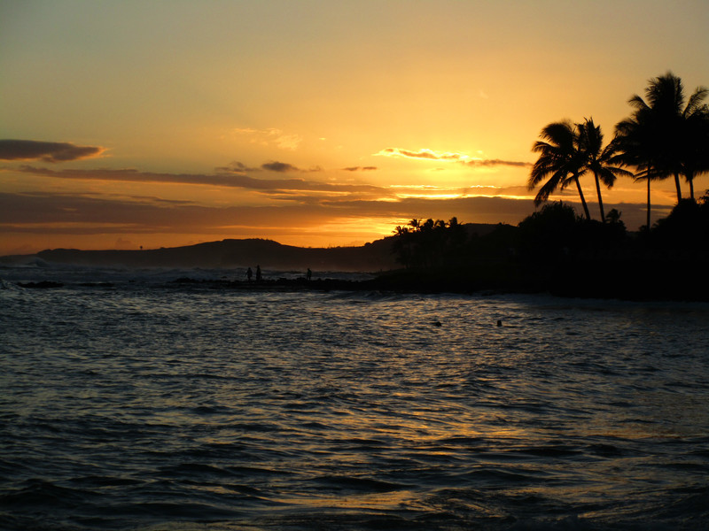 Sunset at Po'ipu Beach