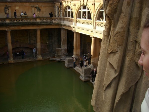Me at the Roman bath