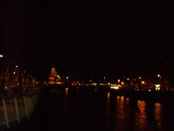River Liffey at night