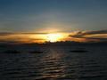 Sunset on Panagsama Beach in Cebu