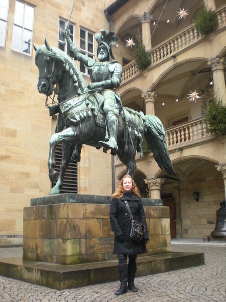 Me & Equestrian Statue
