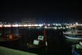 Chios port at night
