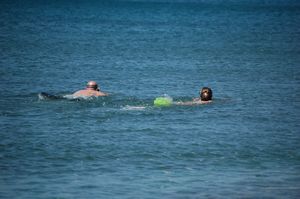 Claudia & Nick snorkeling