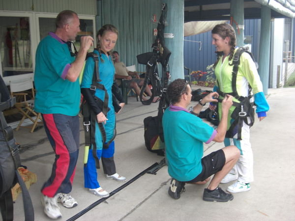 before my sky dive