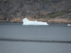 Iceberg near beginning of sound