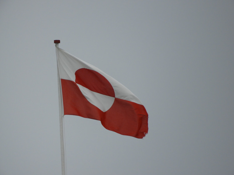 John's Greenland Flag in Nanortalik 