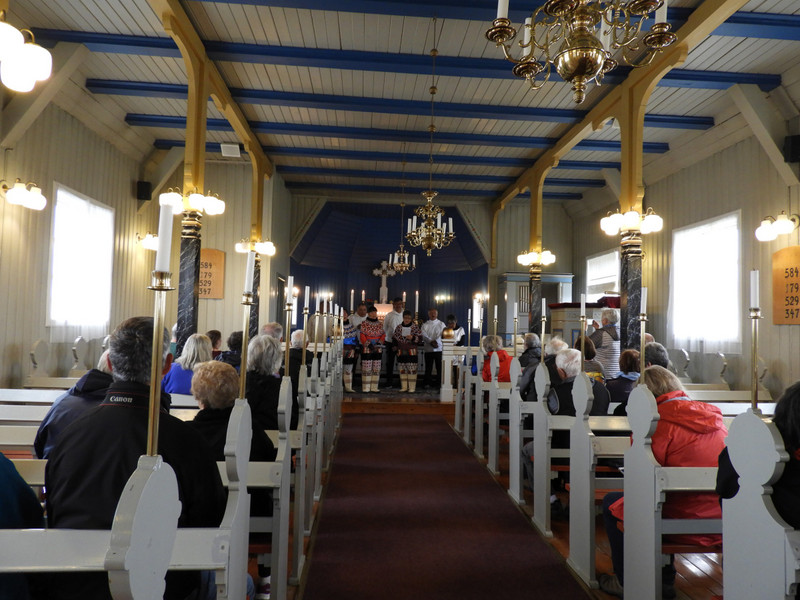 Inside Church in Nanortalik 