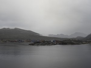 View of Nanortalik  from the Ship