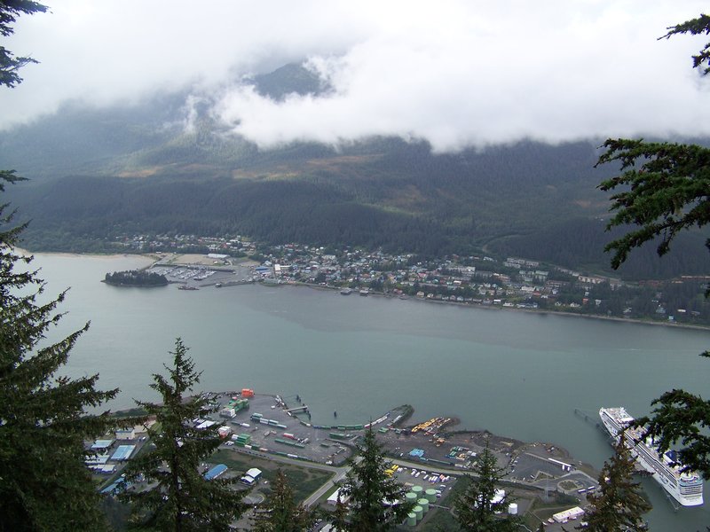 View from Roberts Tram in Juneau