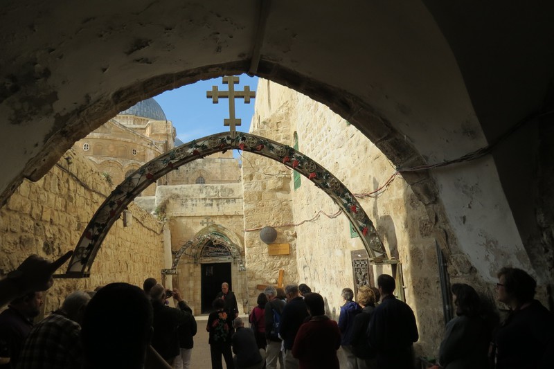 One of the stations on the Via Dolorosa