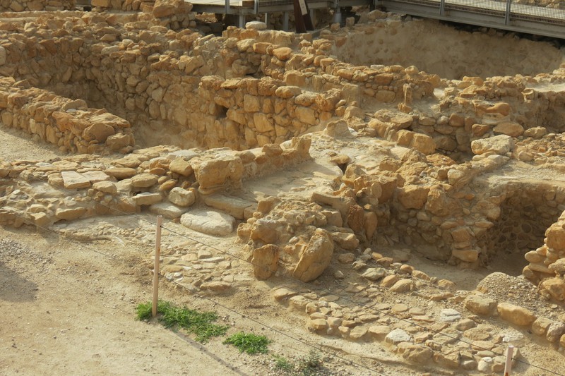 Ruins at Dead Sea Scroll area