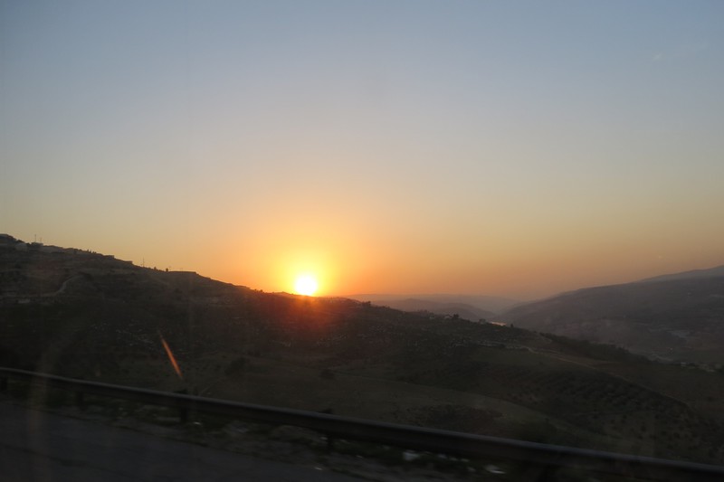 Sunset in Jordan