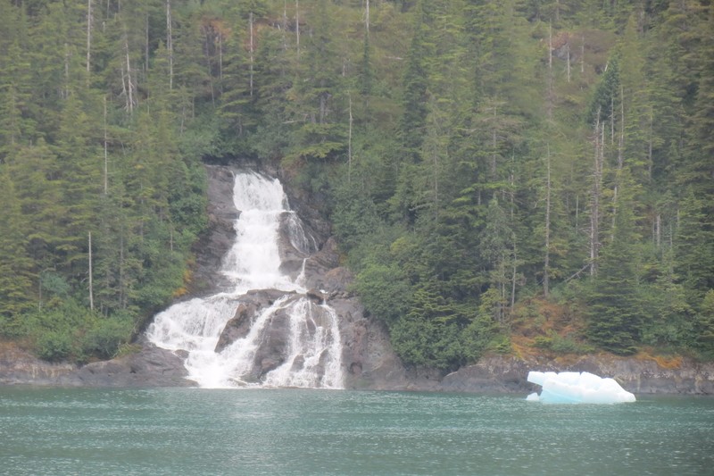 Waterfall in Endicott Arm