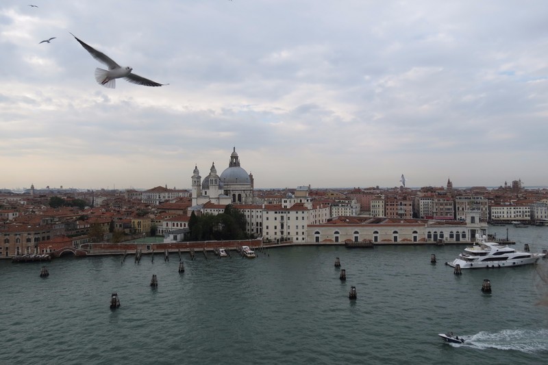 View of Venice as we sailed away