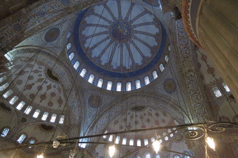 Ceiling in Blue Mosque