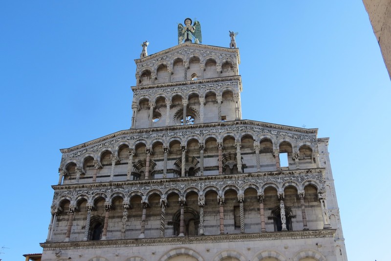 One of the churches in Lucca