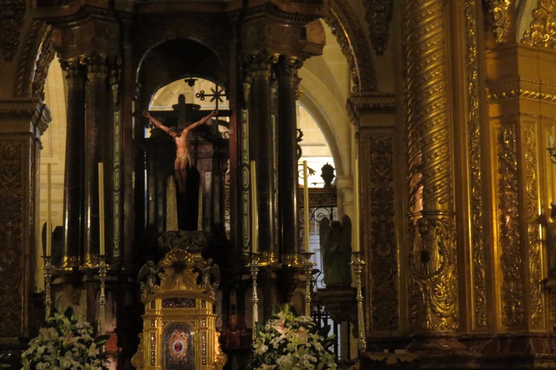 Crucifix in Assumption of St. Mary Cathedral in Elche