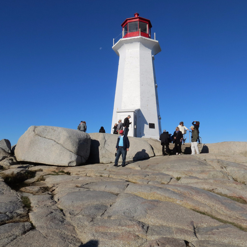 John at the Lighthouse at Peggy's Cove